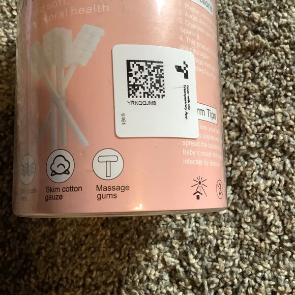 Baby Oral Cleaner 42Pcs Gentle & Soft Double Wave Soft Brush 360° Cleaning Safe - Picture 5 of 5